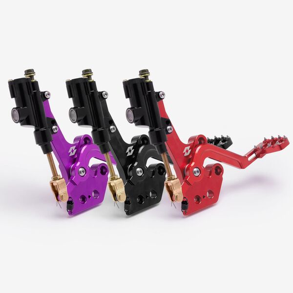 Full-E Charged Rear Hydraulic Foot Brake Red