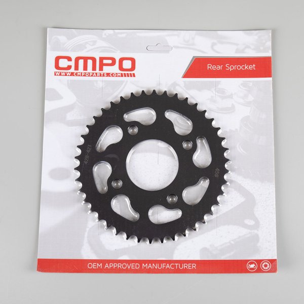 Rear Black Sprocket 4 Bolt Fixing 428-42T