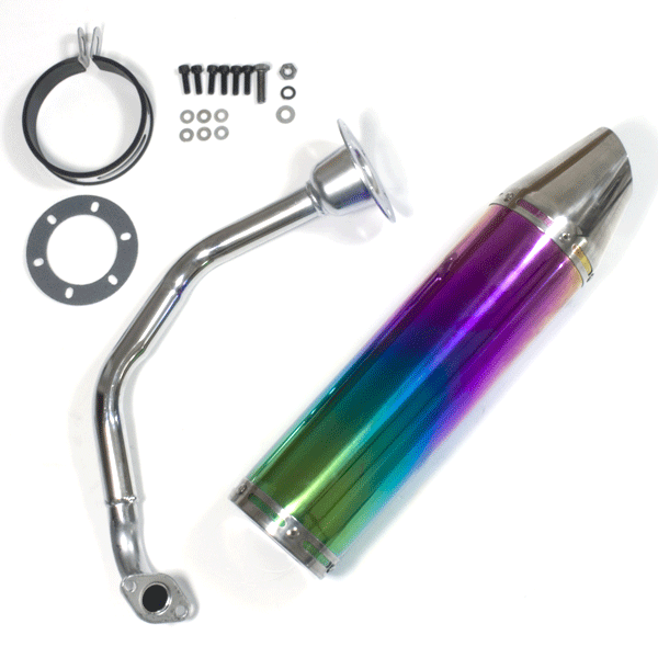 125cc Scooter Iridium Exhaust System