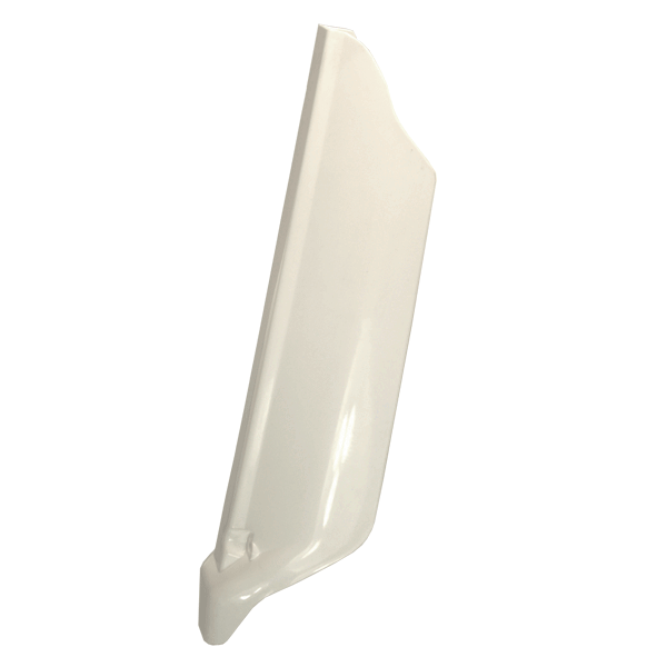 Front Left Gloss White Suspension Cover for STR125YB, STR50