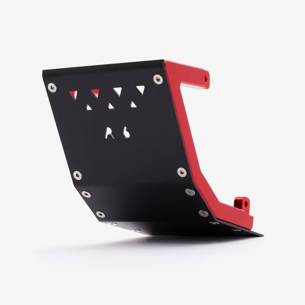 EBMX Red Aluminum Bash Plate for Light_bee