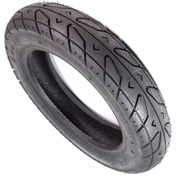5A02 3.50-10 Scooter Tubeless Tire, 51J, Front/Rear Motorcycle/Moped 10 Rim