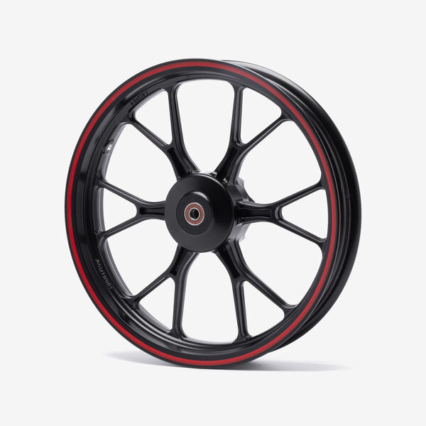 Front Black/Red Wheel 17 x 2.75inch for UM125-SS