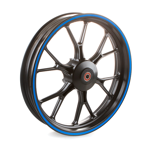 Front Black/Blue Wheel 17 x 2.75inch for UM125-ADV, UM125-ADT