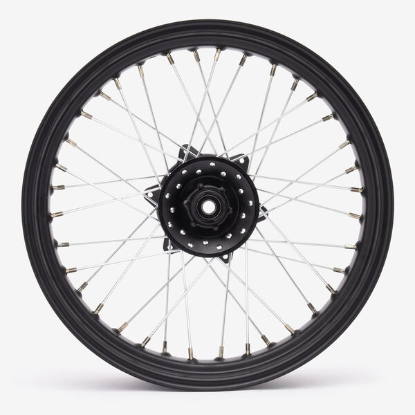 Motorcycle Front Wheel Black