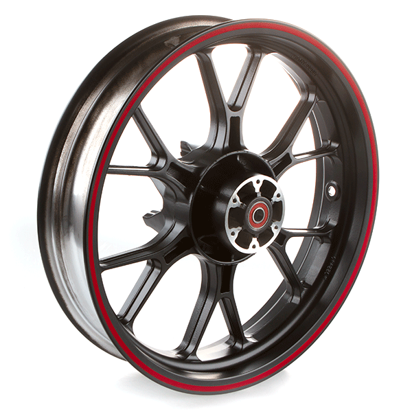 Rear Black/Red Wheel 17 x 3.50inch for UM125-SS