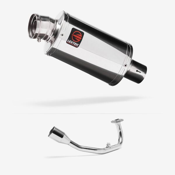 Lextek Stainless Steel OP4 Exhaust System for Lexmoto Diablo 125 / SRT125