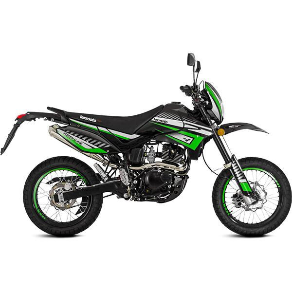 Lexmoto Adrenaline (XFLM125GY-2B-E4) Black/Green Sticker Pack